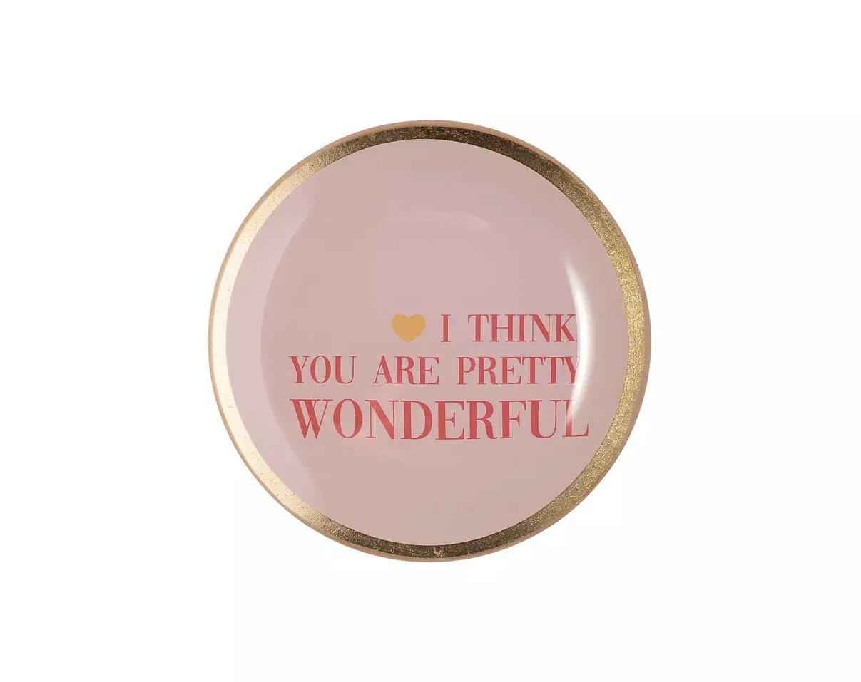Glass plate "Wonderful"