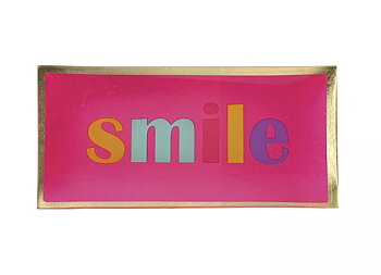 Glass plate "Smile"