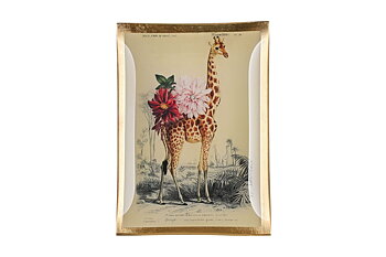 Glass plate "Giraffe"