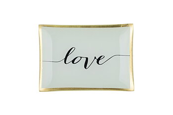 Glass plate "Love"
