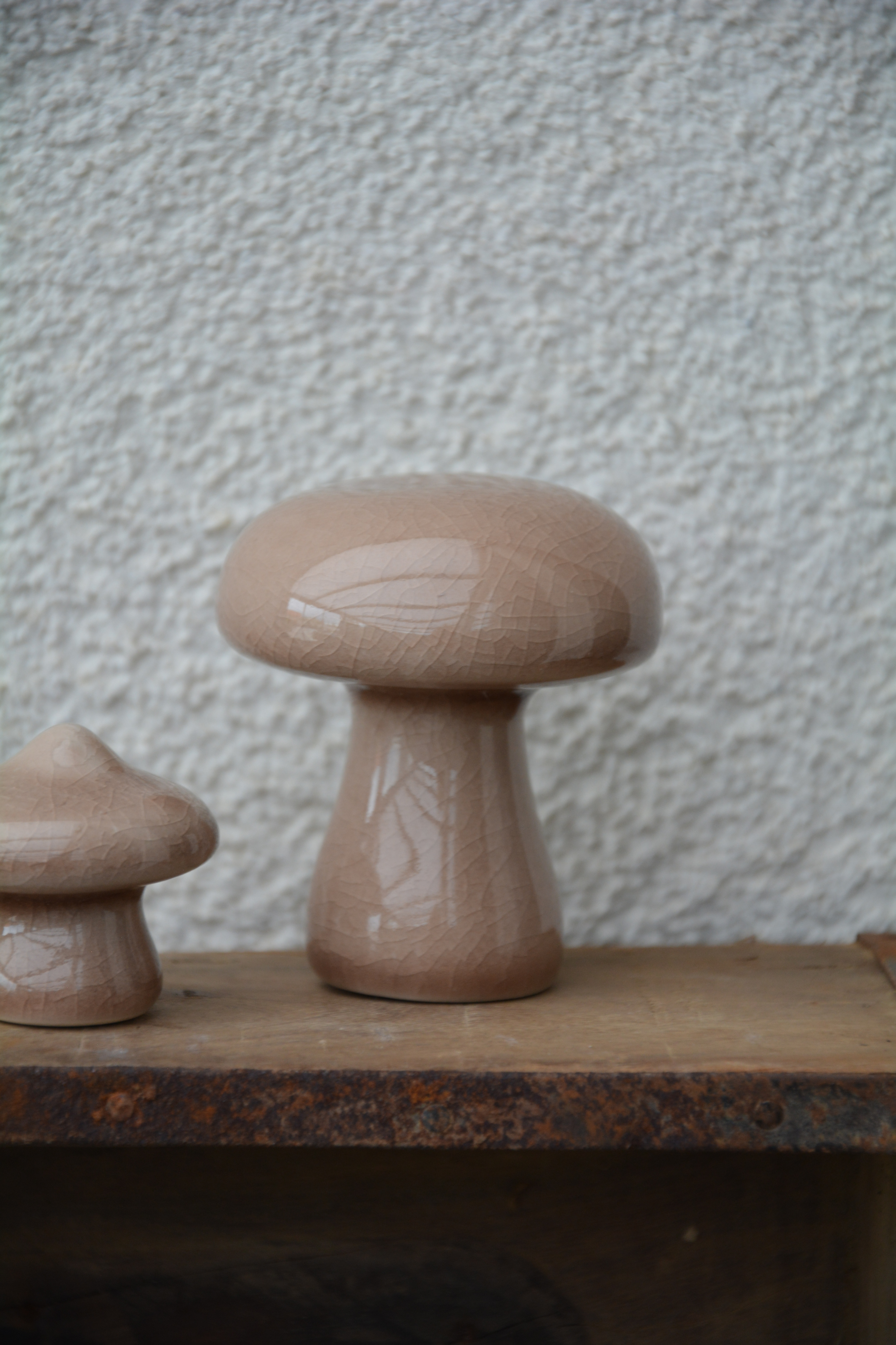 Svamp beige i keramik 7,2 cm - 4
