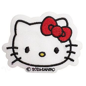 Hello Kitty Broderat Tygmärke - 7,5 x 5,5 cm