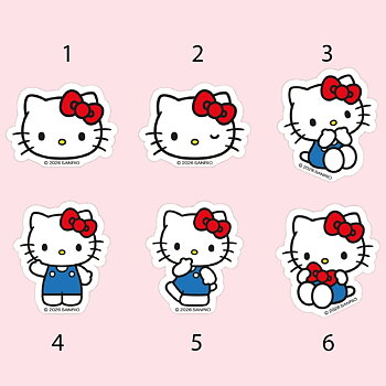 Hello Kitty Tygmärken - 7,5 cm
