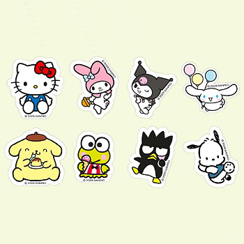 Hello Kitty and Friends Tygmärken - 7 cm