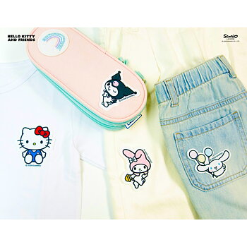 Hello Kitty and Friends Tygmärken - 7 cm