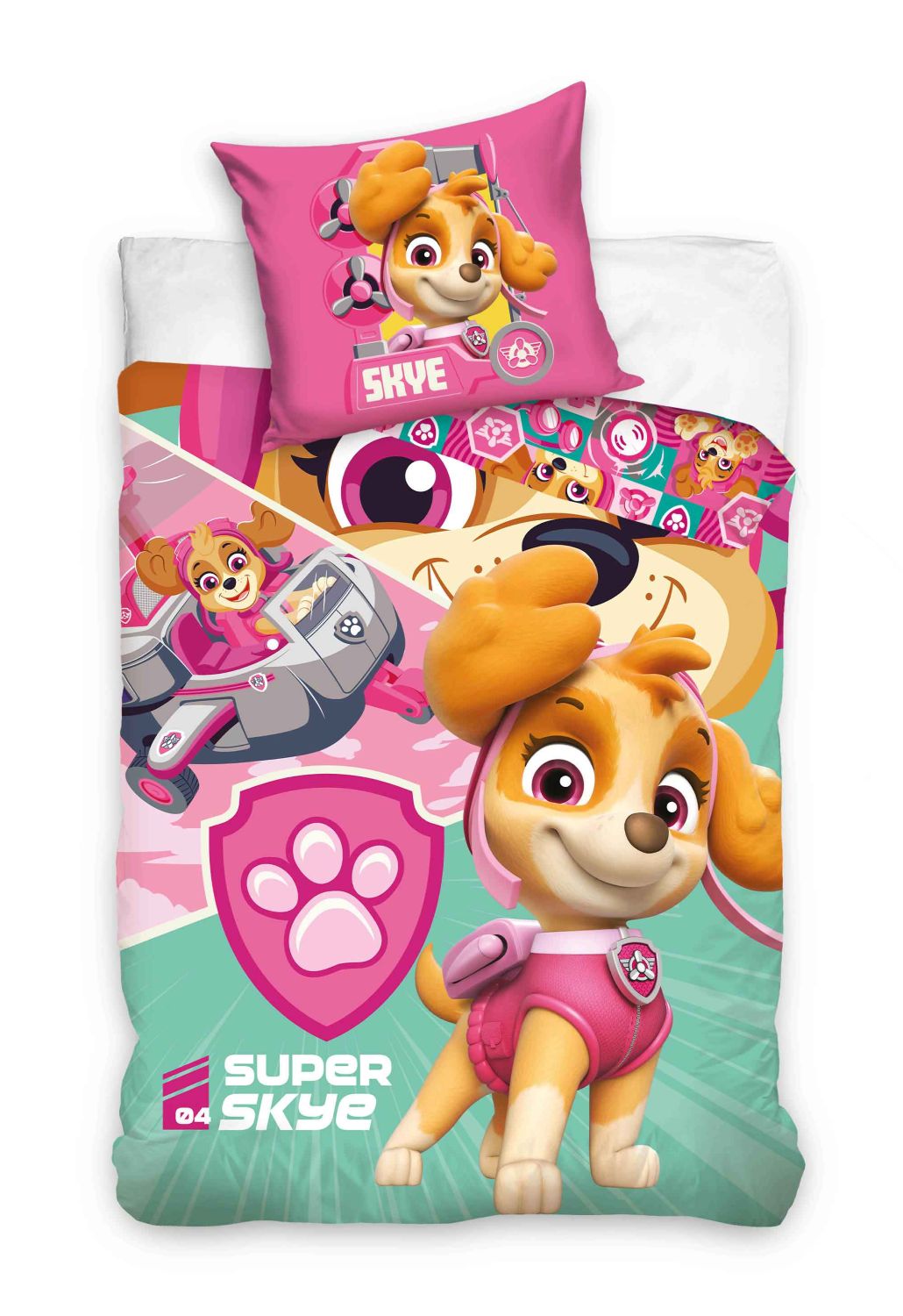 Paw Patrol Bäddset Skye