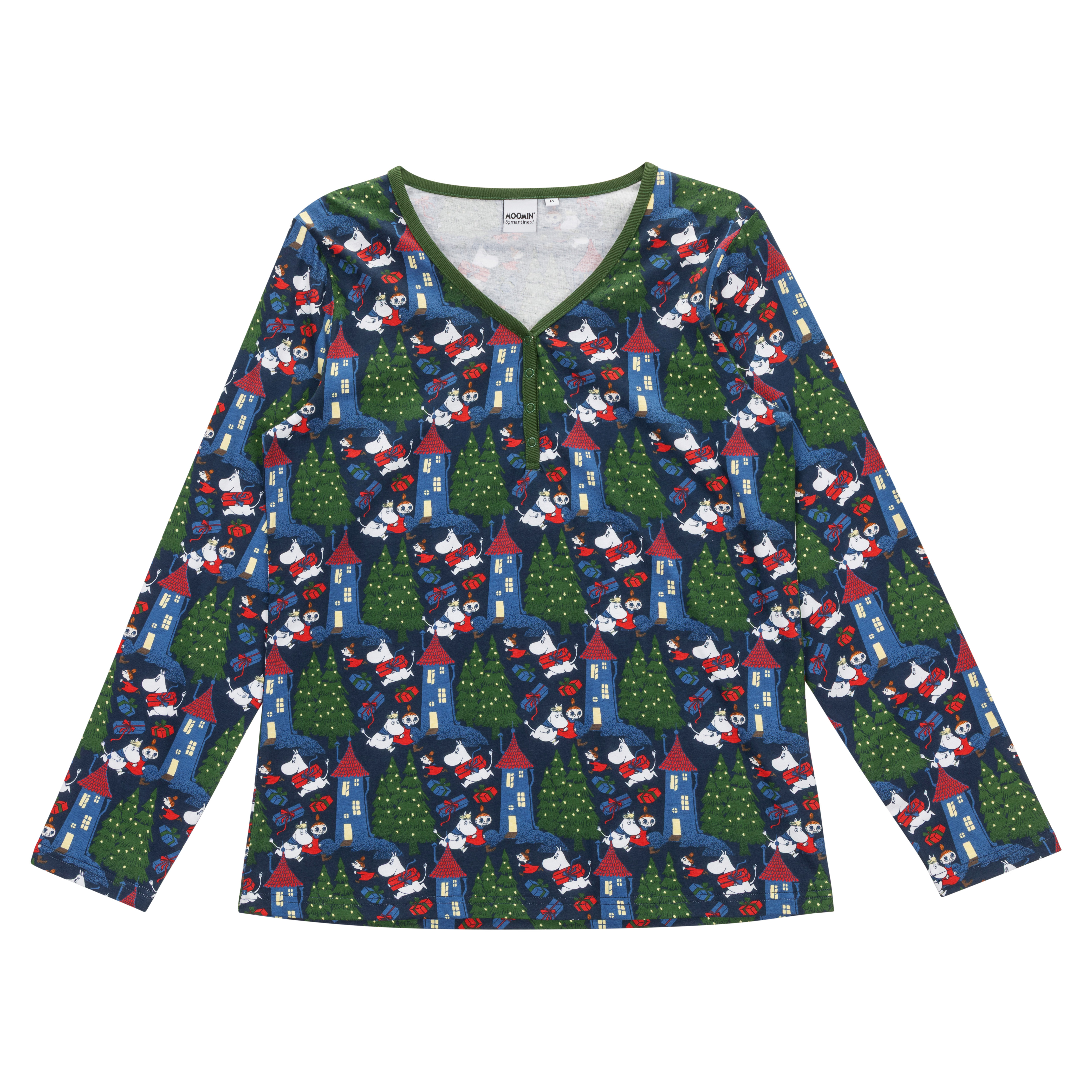 Pyjamas Mumin Rusch Dam - Mörkblå - 3