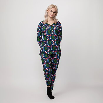 Pyjamas Mumin Rusch Dam - Mörkblå