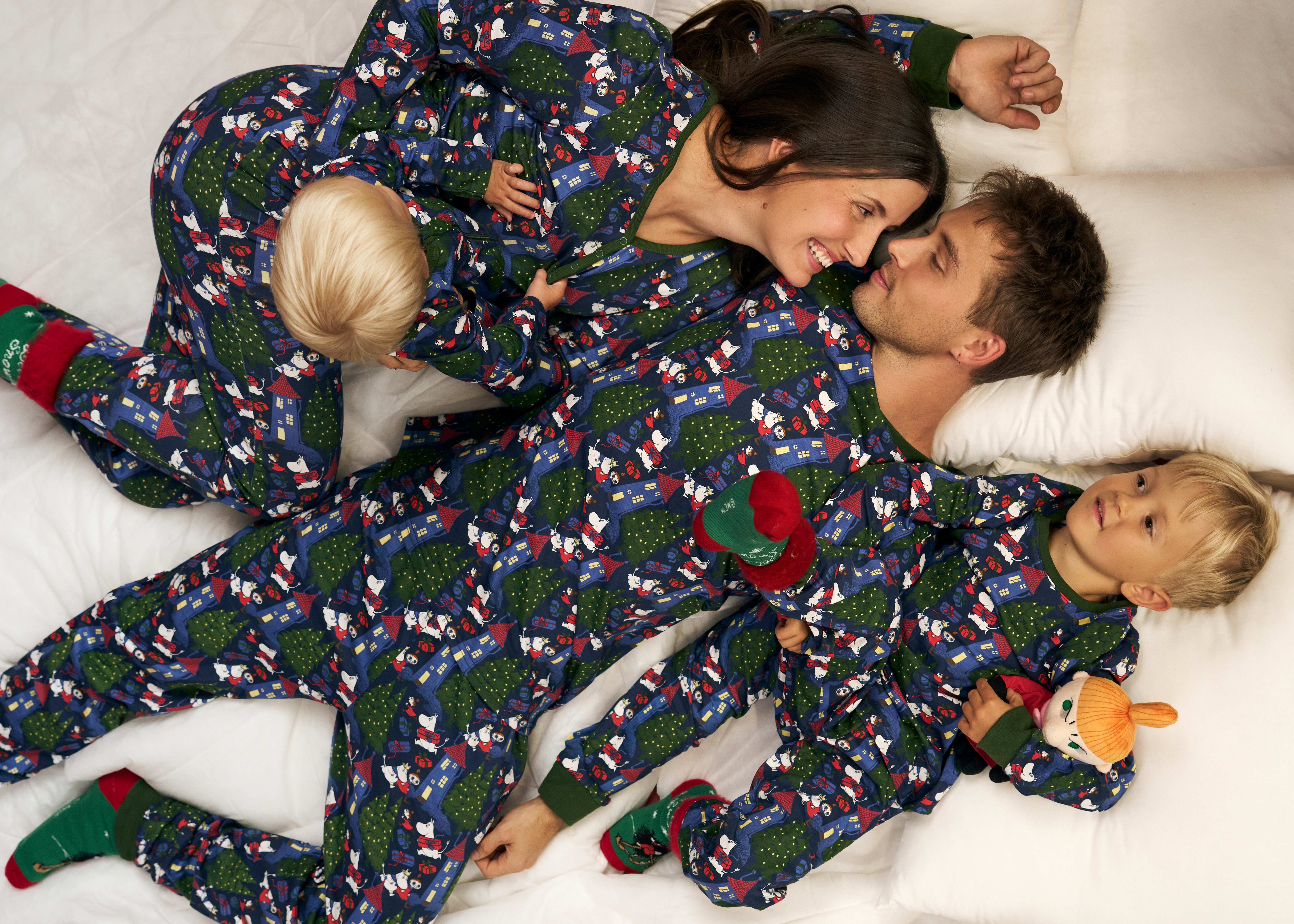 Pyjamas Mumin Rusch Dam - Mörkblå - 5