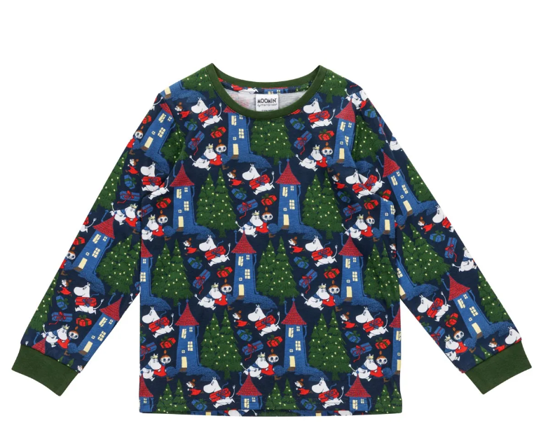 Pyjamas Mumin Rusch - Mörkblå - 3