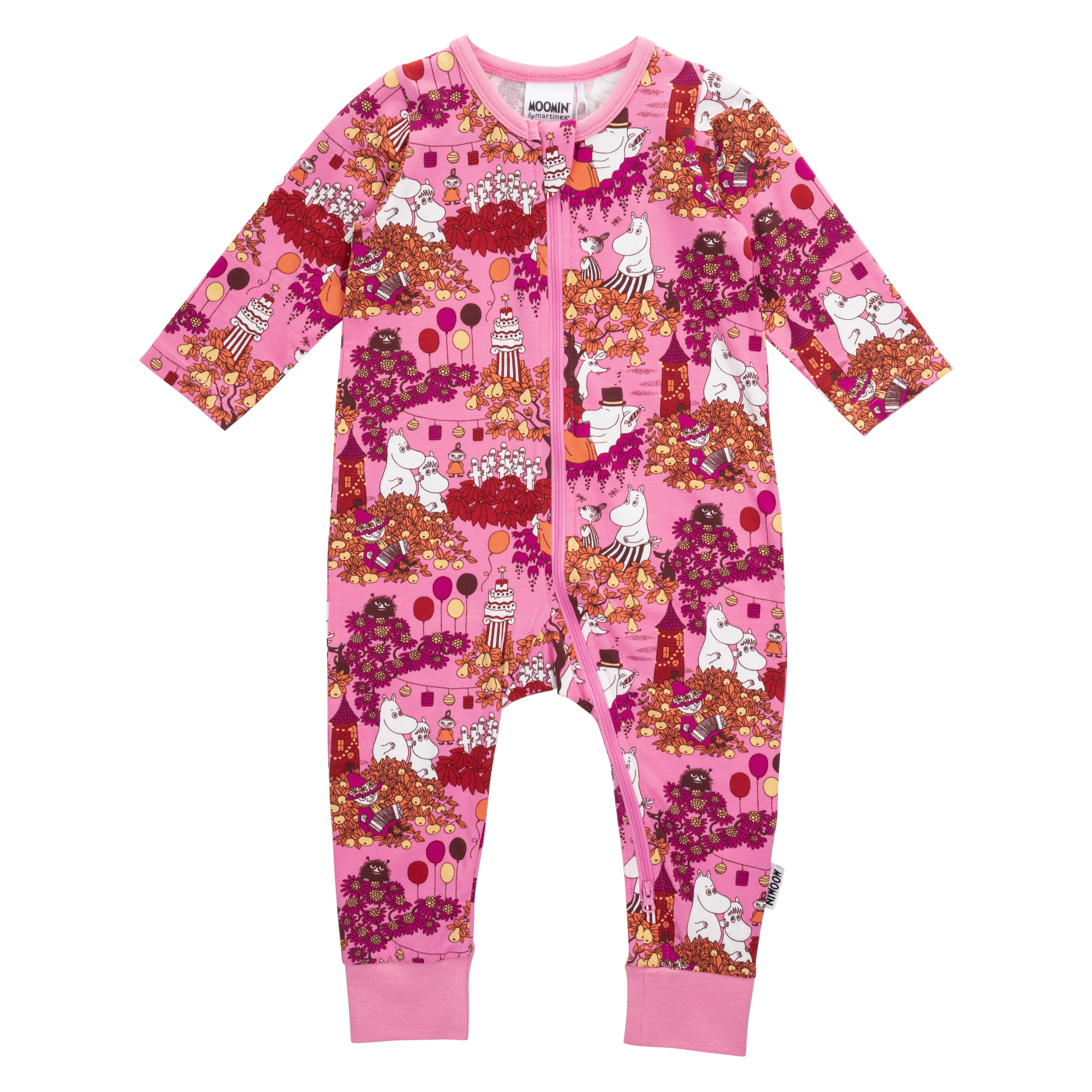 Pyjamas Mumin Skördefest - Rosa