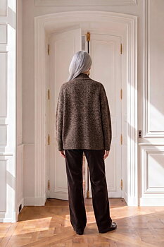 Danielle split cardigan - aterlier taktil