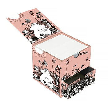 Moomin Memo Block in Box with Drawer