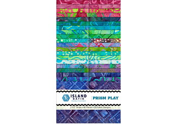 Jellyroll - "Prism Play" , 40st 2½" x 42 strips" - 2st remsor av varje tyg.