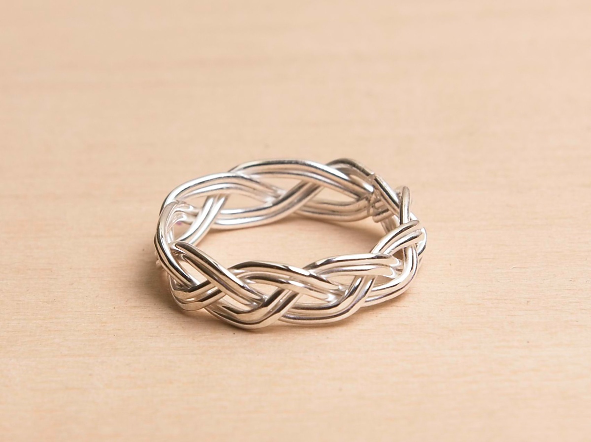 Flätat ring