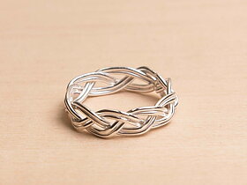 Flätat ring