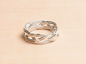 Flätat ring