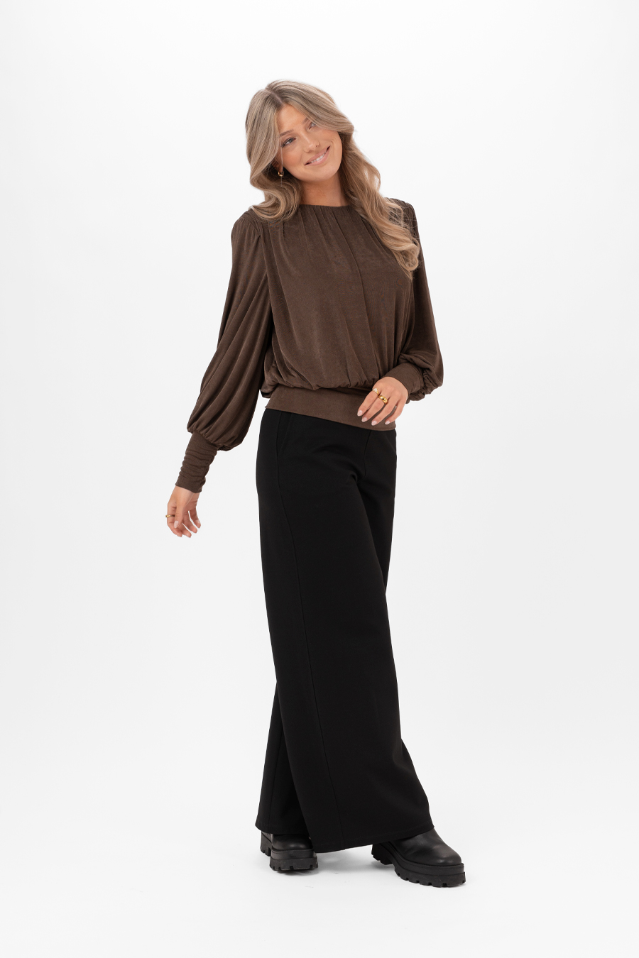 Capri Collection Ruth Top Espresso Brown - 5