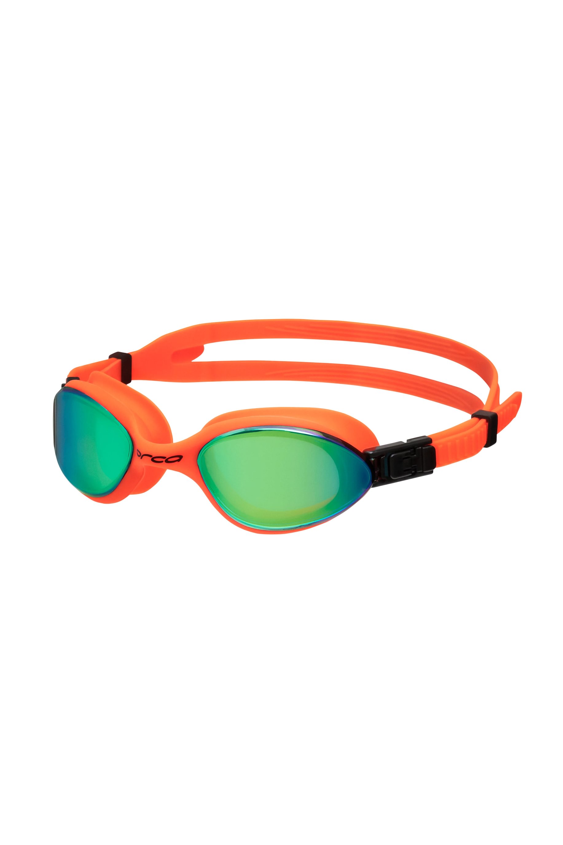 ORCA Killa 180 Swimming Goggles - Orange - Mirrored Lenses - 2