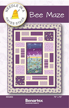 Mönster: Bee Maze (panelquilt)