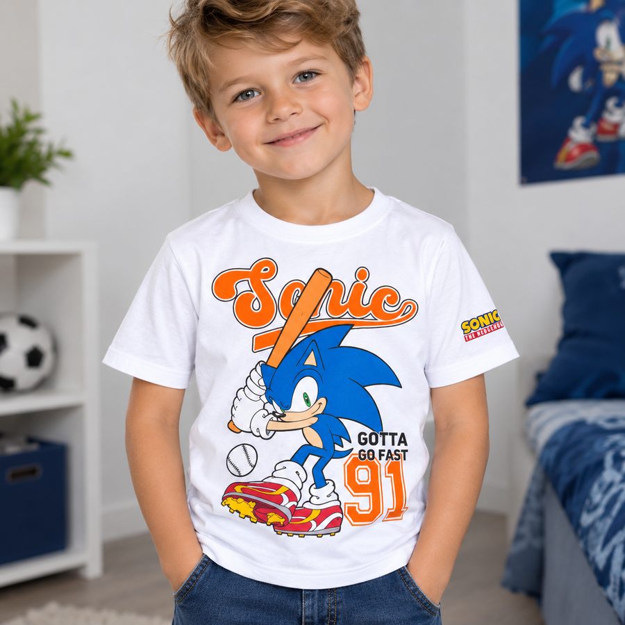 Sonic T-shirt Vit