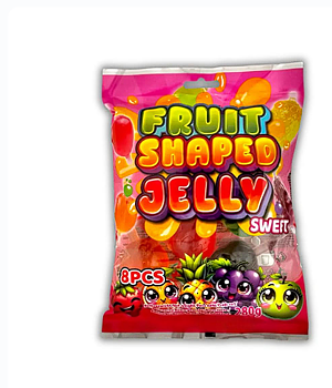 Fruit Shaped Jelly Sweet 8 шт. 280 г