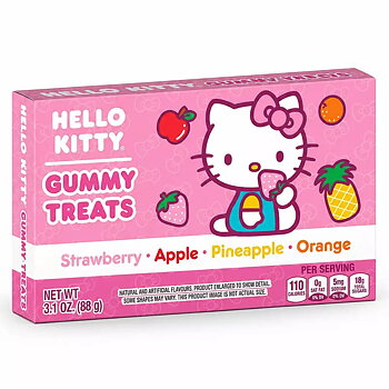 Hello Kitty Gummy Treats Fruit 88 g