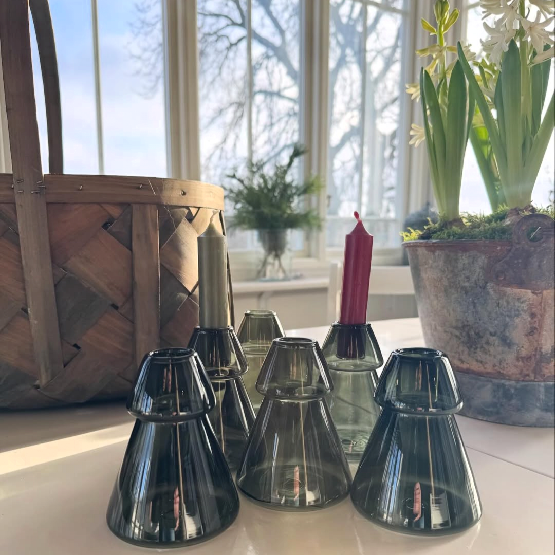 Ljusstake glas Gran  - 2