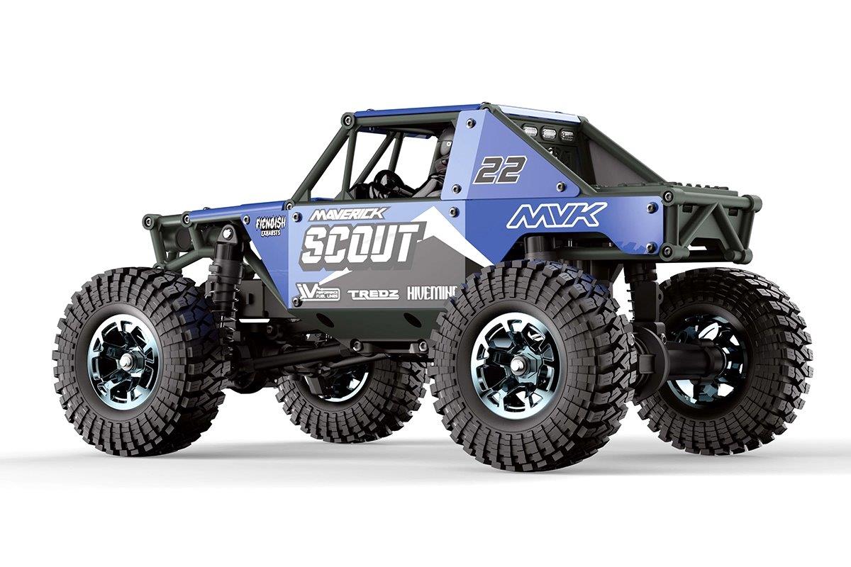 HPI Scout-24 1/24th Rock Crawler - Blue - 2