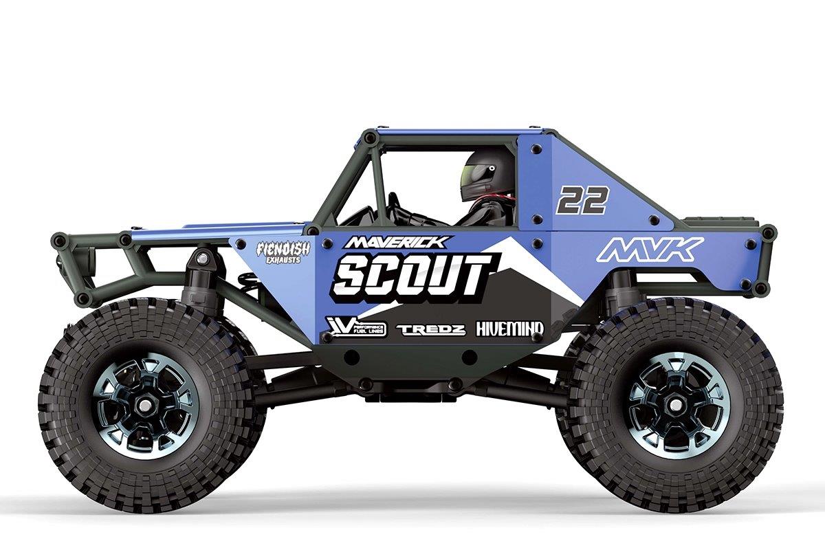 HPI Scout-24 1/24th Rock Crawler - Blue - 3