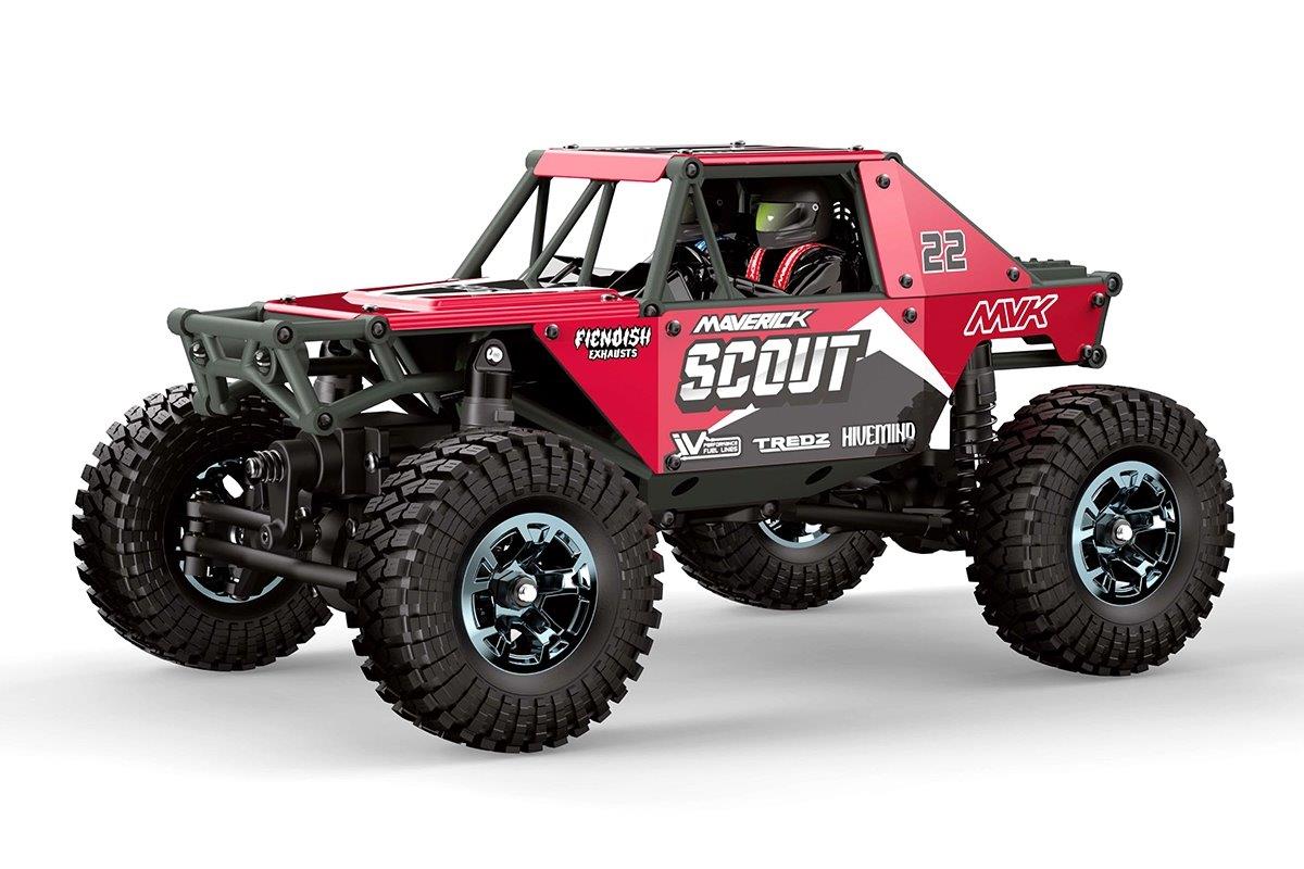 HPI Scout-24 1/24th Rock Crawler - Red