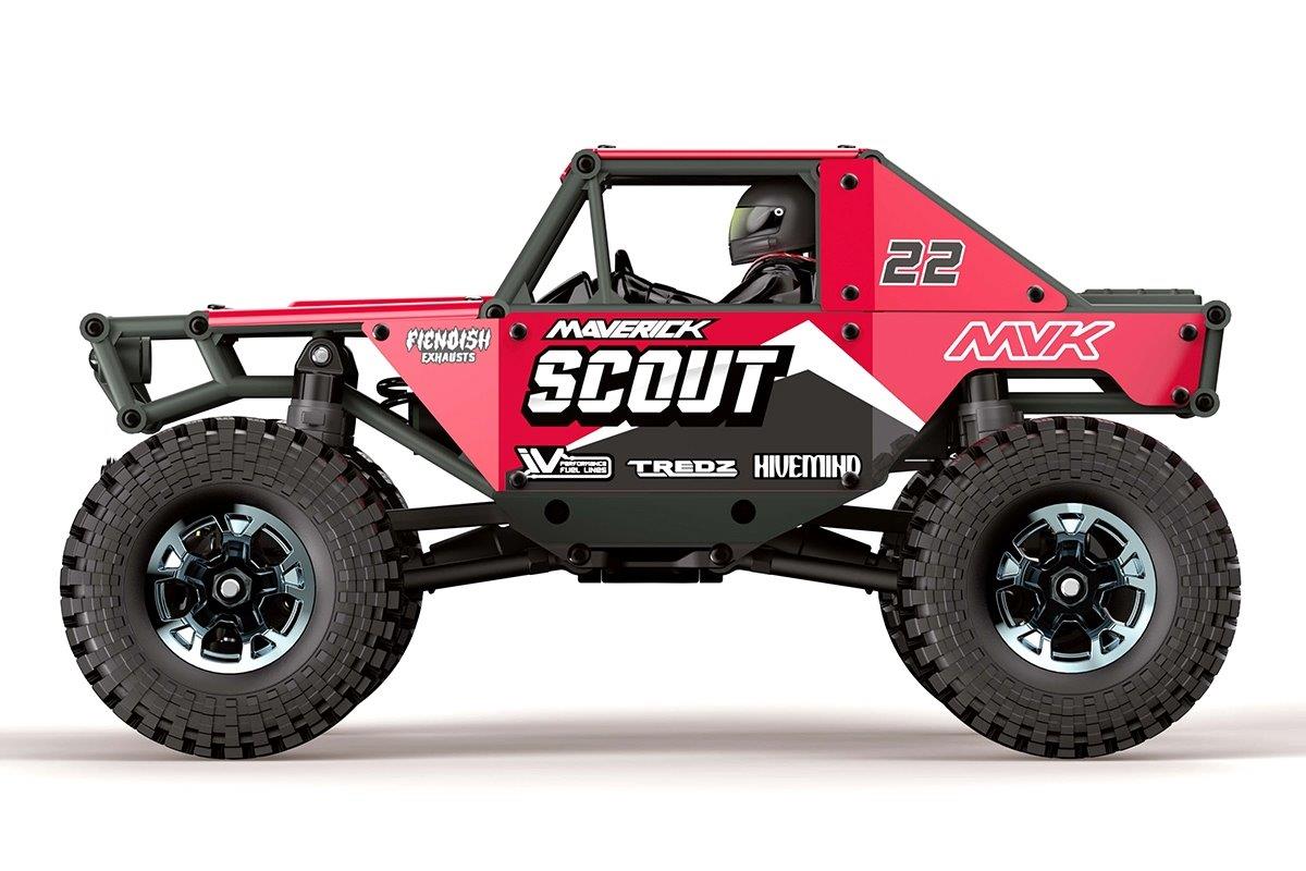 HPI Scout-24 1/24th Rock Crawler - Red - 3