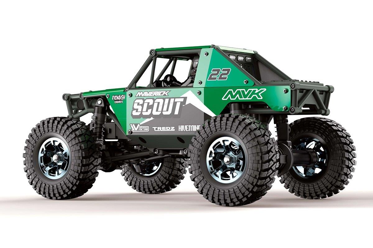 HPI Scout-24 1/24th Rock Crawler - Green - 2