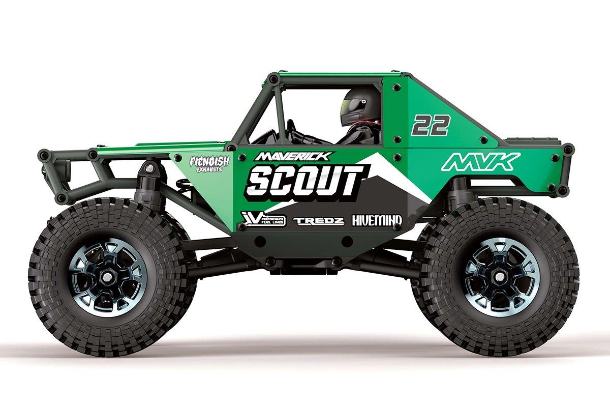 HPI Scout-24 1/24th Rock Crawler - Green - 3