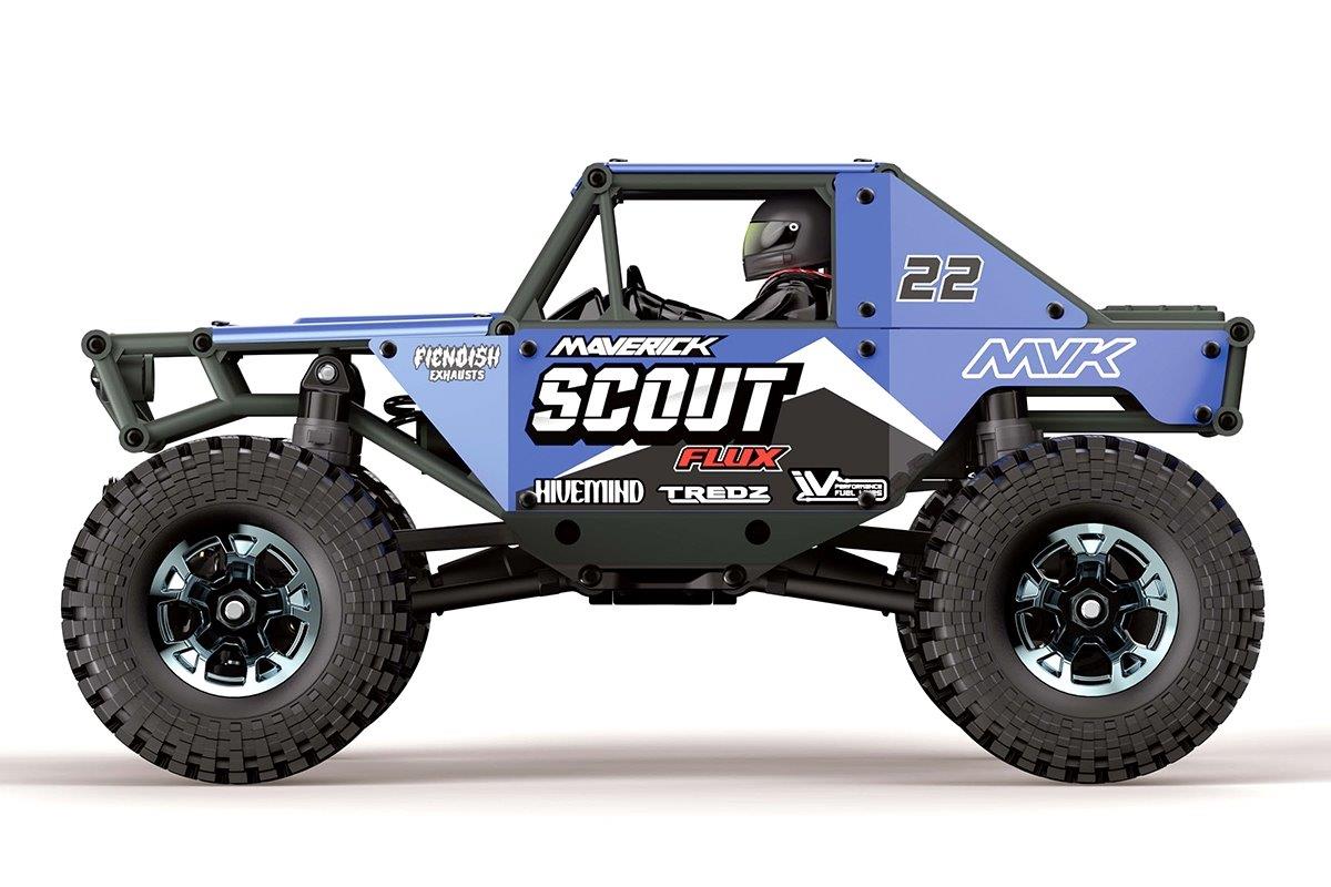 HPI Scout-24 Flux 1/24th Rock Crawler - Blue - 3