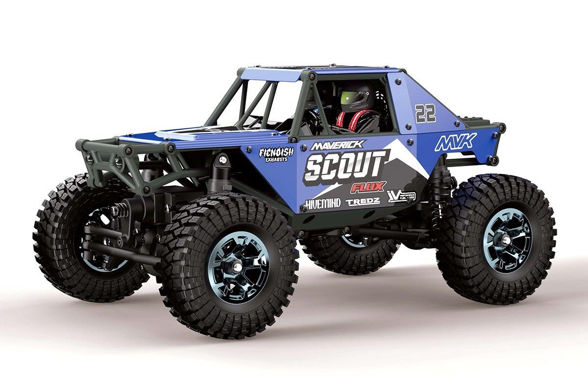 HPI Scout-24 Flux 1/24th Rock Crawler - Blue