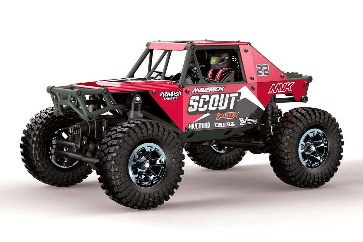 HPI Scout-24 Flux 1/24th Rock Crawler - Red