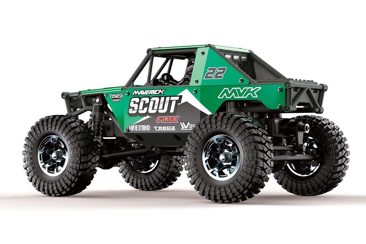 HPI Scout-24 Flux 1/24th Rock Crawler - Green - 2