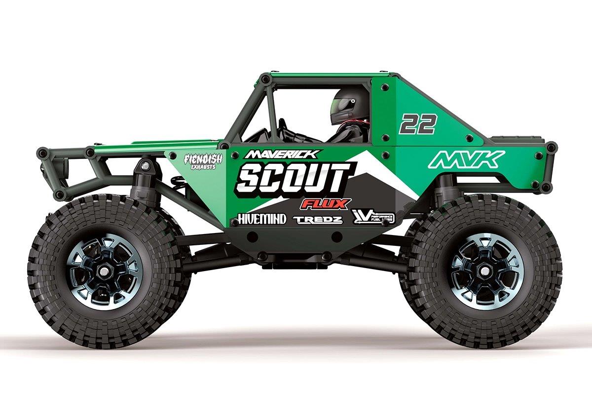 HPI Scout-24 Flux 1/24th Rock Crawler - Green - 3