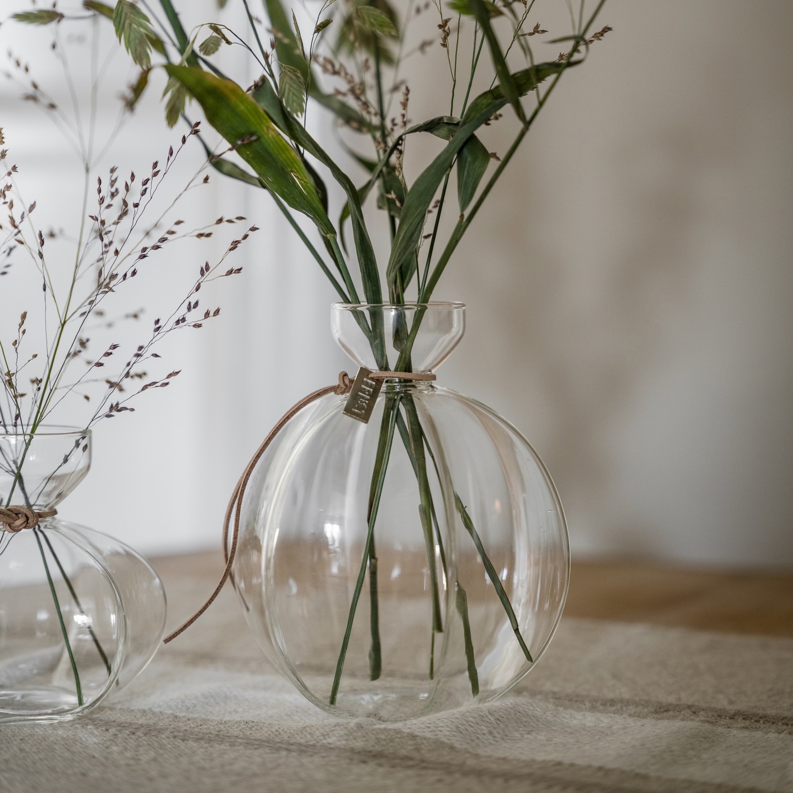 Glasvas höjd 15 cm för kvist eller kärna - Ernst - 2