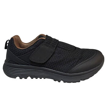 Diawin dw Comfort Black Coffee – bred sko med kardborrestängning