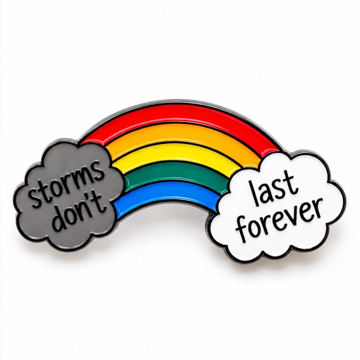Storms don't last forever pin
