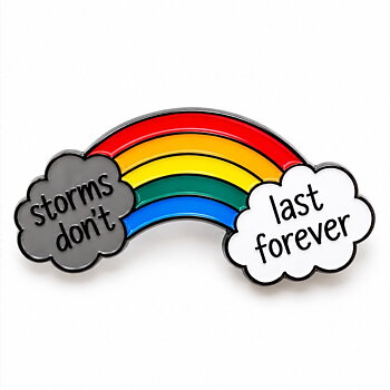 Storms don't last forever pin