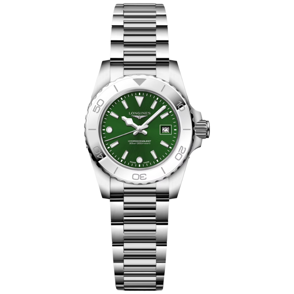 Longines L3.369.4.09.6 Hydroconquest 30 grön