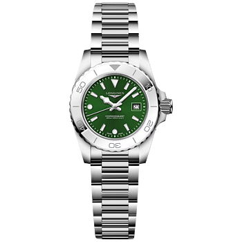 Longines L3.369.4.09.6 Hydroconquest 30 grön