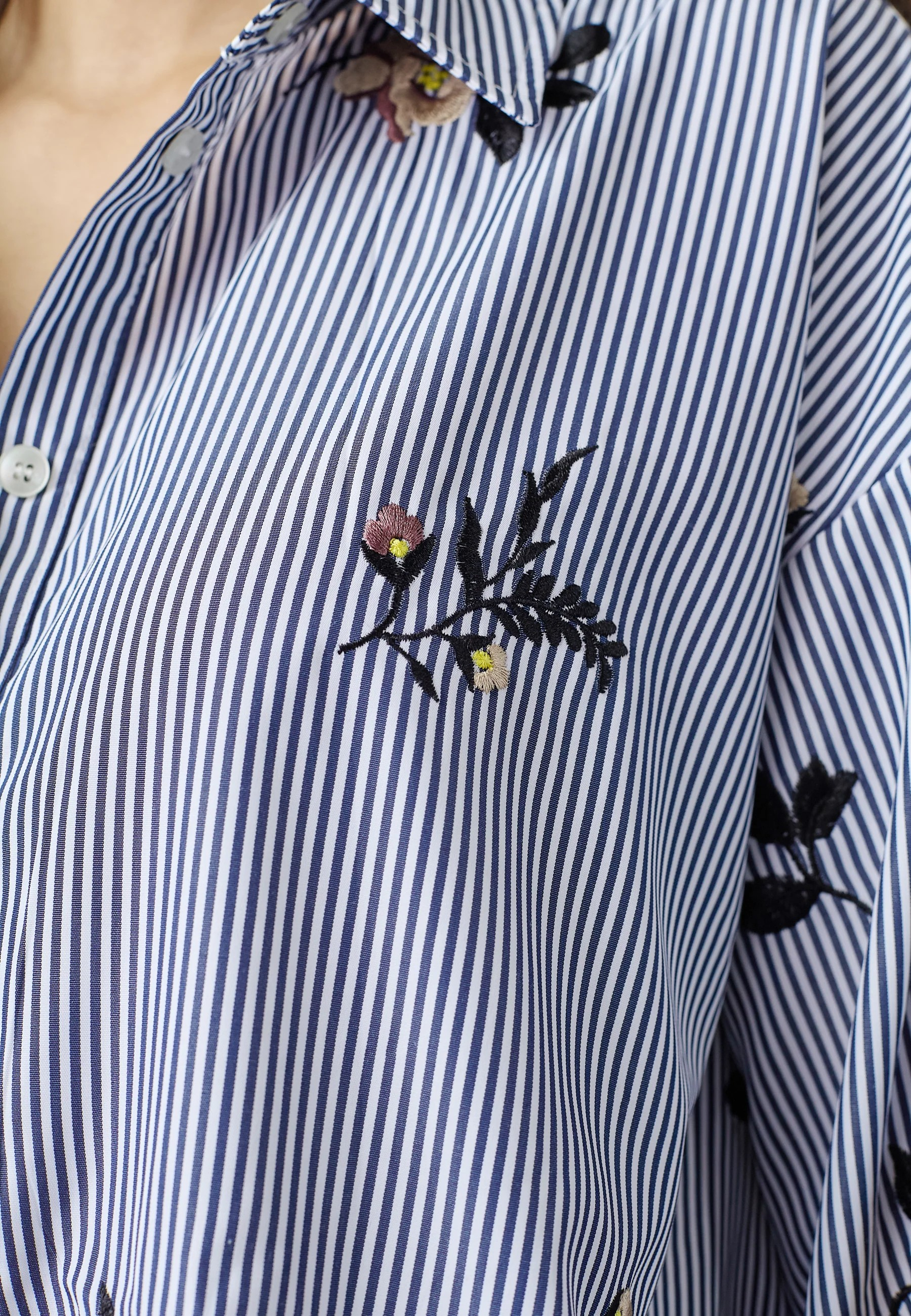 Enola Shirt - Navy Stripes - Sisters Point - 3