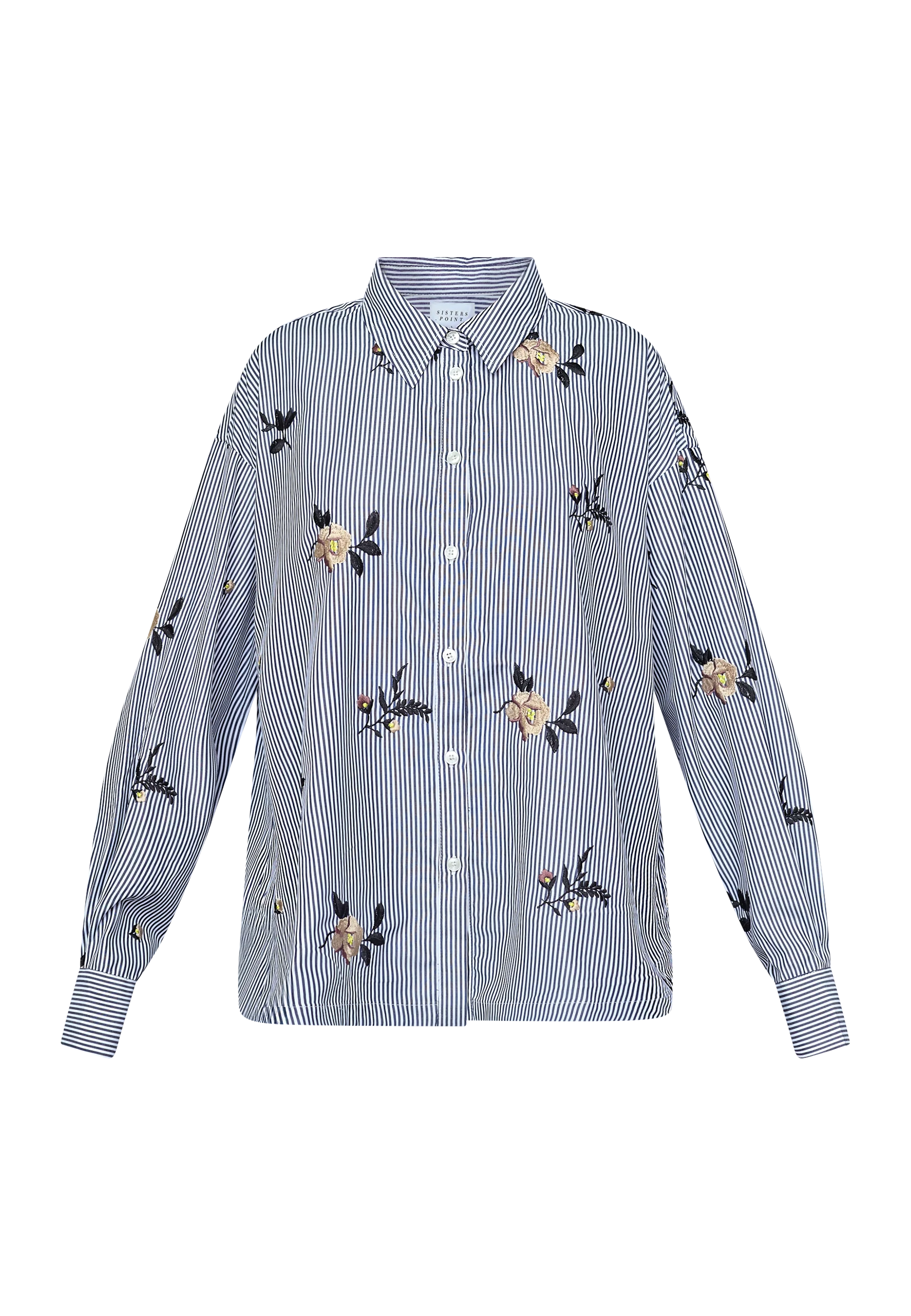 Enola Shirt - Navy Stripes - Sisters Point - 4