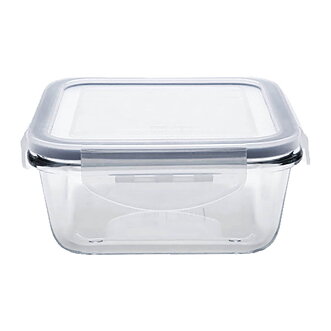 Matlåda glas kvad. 0,75 L