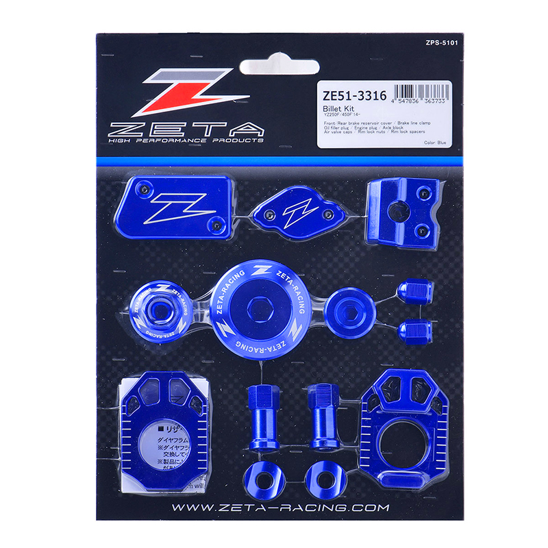 ZETA Billet Kit  Blue