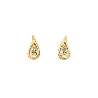 Ocean drops Solitär Örhängen 2x0,50ct